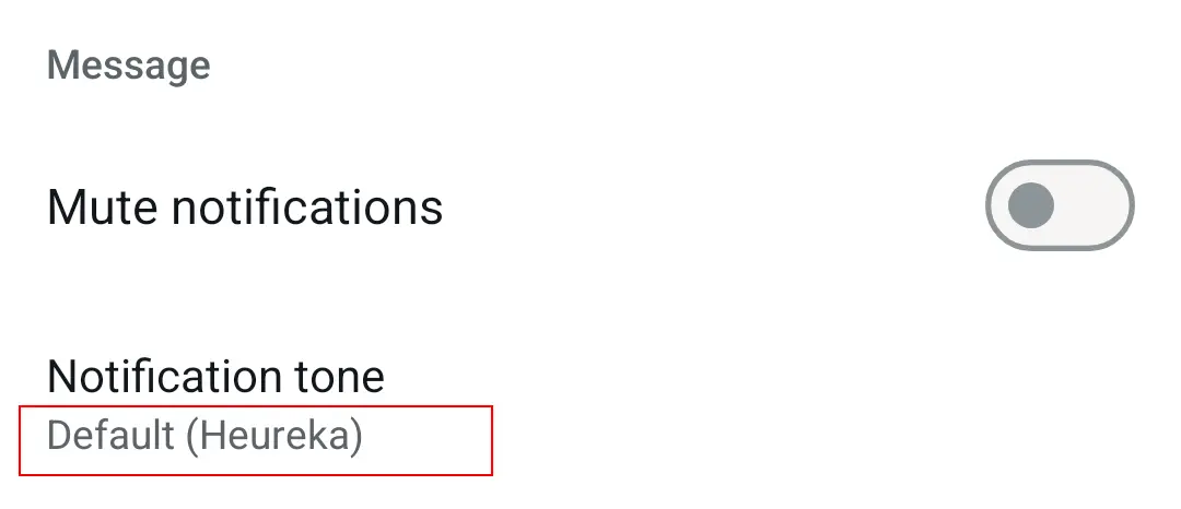 Imagen: Captura de pantalla en Android de la selección de tonos de mensajes en WhatsApp