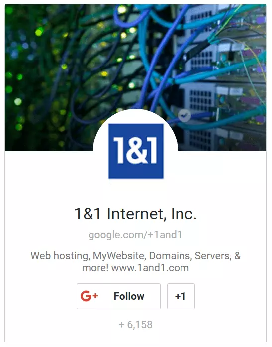 Imagen: El plugin Badge de Google+