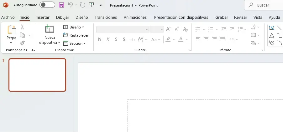 Imagen: Captura de pantalla de PowerPoint