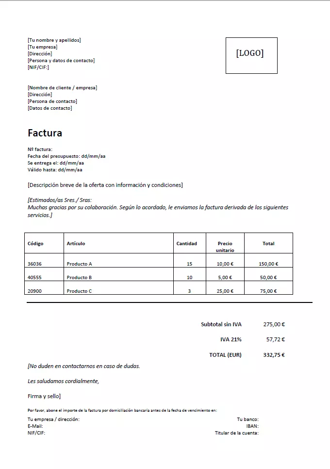 Imagen: ES-Rechnungsvorlage.png